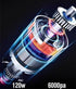 Cordless Handheld Vacuum Cleaner, High Power Suction 6000PA with Flash Light Rechargeable Mini Portable Wireless Vacuum for Home, Office and Car C...