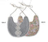 GZMM Baby Bib For Girls,Reversible Waterproof Handmade Natural Cotton Baby Drool Bib 0-12 months 3 Pack...