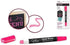 Craft Decor Chalk Writer Bundles (Pen for Writing Glass Windows/Mirror/Windshield) (Blue-Orange-Green-Yellow-Pink)...