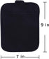 Anyi Cotton Pot Holders with Pocket, Heat Resistant Black Counter Table Hot Pads for Kitchen...