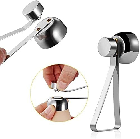 COLIBROX 1Pack Egg Cracker Topper, Ashero Stainless Steel Egg Opener Eggshell Cutter Kitchen Remover Tool for Raw/Soft Hard Boiled Egg...