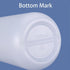 250ml/2 Pcs HDPE Narrow Mouth Round Container, Leak Proof Plastic Lab Chemical Reagent Bottles, Water Sample Bottles (Translucence, 8.45 oz)...
