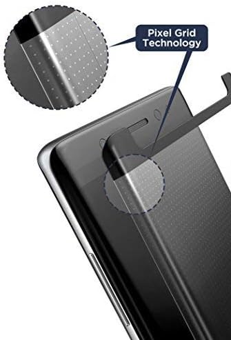 ENCASED Samsung Galaxy S9 Plus Tempered Glass Screen Protector - Curved MagGlass (SR90 Scratch-Proof/Shatterproof) Full Lens & Sensor Coverage Scr...