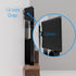 Speaker Wall Mount Brackets - Slim Satellite Design, Universally Compatible for Bose & Most Brands, Heavy Duty Holds 33 lbs, Industrial Metal, M5 ...