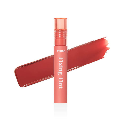ETUDE Fixing Tint #02 Vintage Red (23AD) | Long Lasting High Pigmented Liquid Lipstick | Waterproof Lightweight Matte Finish Lip Stain | Full Cove...