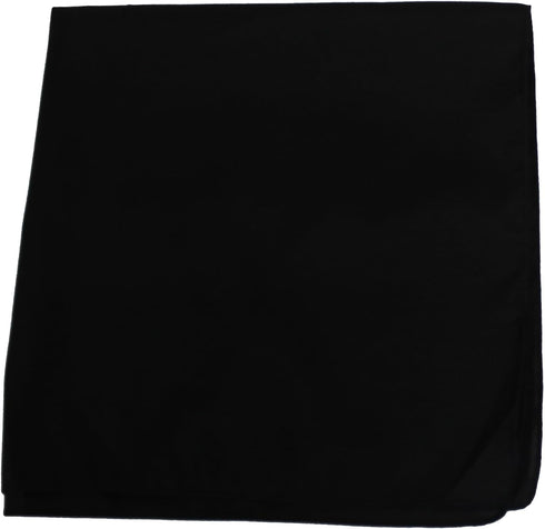Mechaly Set of 3 Solid 100% Polyester Unisex Bandanas...