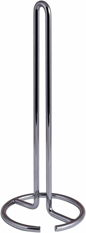 Creative Home Heavy Duty Metal Paper Towel Holder | Standing Roll Dispenser for Kitchen, Dining Countertops, Bathroom, Stable Base, 4.8" Diam × 11...