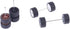 Sliver Wheels Rims Tires Set Alloy 1:64 Wheels,Scale Alloy Wheels Rubber Tires,Model Alloy and Accessories Tires Wheel Rubber...