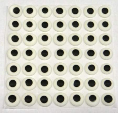 Candy Molds N More Edible Royal Icing Candy Eyes Cookie Decorations 7-16th inches, Quantity 84...