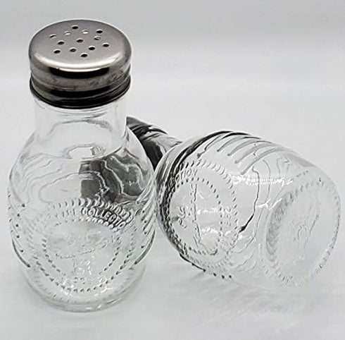 Grant Howard Old Fashioned Glass Salt & Pepper Set...