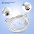 Washing Machine Water Inlet Hose, Washer Pipe Tube Connector White Color Long Length, 6.56ft or 9.84ft(optional)(9.84ft)...