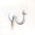 2 Pairs Curtain Hooks for Drapes, European Style Curtain Hook, White Window Curtain Holdback Hooks Tiebacks, Heavy Duty Wall Mounted Hooks for Cur...