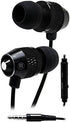 Bastex Universal Black Earphone/Ear Buds (3 pk),3.5mm Stereo Headphones in-Ear,Tangle Free Cable, with Built-in Microphone Earbuds for iPhone iPod...