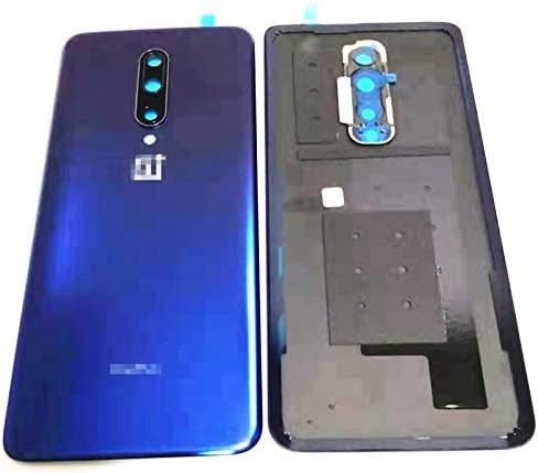 BSDTECH Battery Back Cover Rear Panel Glass +Camera Lens for Oneplus 7 Pro 6.67" GM1911 GM1913 GM1917 GM1910 GM1915 (Nebula Blue)...