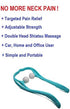 M1212 Shiatsu Neck Massager for Neck and Shoulder with Deep Tissue Trigger Point Manual Self Muscle Massage for Muscle Pain Relief (Simulates Mass...