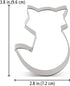 LILIAO Fox Cookie Cutter - 2.8 x 3.8 inches - Woodland Animal Biscuit and Fondant Cutters - Stainless Steel...