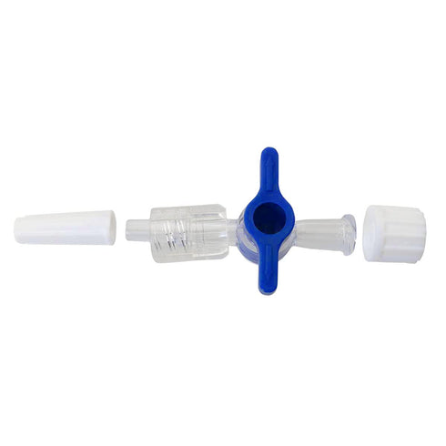 6pcs Disposable Medical Valve 2-Way Stopcocks with Luer Connections Male Lock for School Projects, Hobbies DIY Experimental Research Projects...