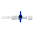 6pcs Disposable Medical Valve 2-Way Stopcocks with Luer Connections Male Lock for School Projects, Hobbies DIY Experimental Research Projects...