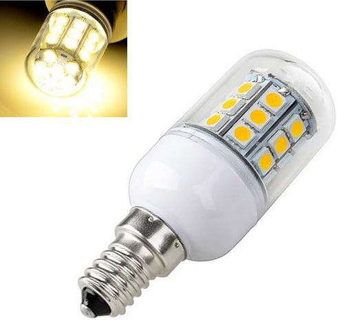 2X E14 LED 3W Equivalent 30W Incandescent Lights Bulb, DC 12V-24V Corn led Lights Bulb Warm White 3000K 30 SMD 5050...