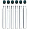 6 Pack - 5-inch, 16x125mm Pyrex Glass Test Tubes with Screw Caps...