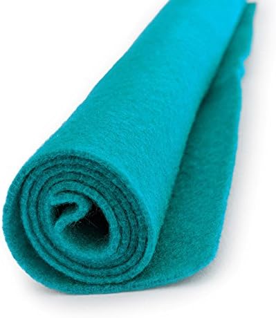 Peacock Jewel Tone Turquoise - Premium Acrylic Felt XL Craft Sheet...