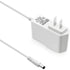 12V 1A Power Supply White, 100-240V AC to DC 12Volt 1Amp 12W Adapter 0.8A 500mA 400mA Power Cord 5.5x2.5mm Tip for LED Light Strips, Security Came...