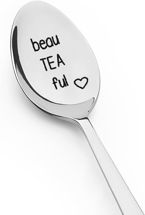 Tea Lover Gifts for Women Girls Tea Spoons for Tea Drinker Gifts for Women Christmas Gifts for Mom Grandma Gifts Birthday Gifts for Girlfriend Wif...