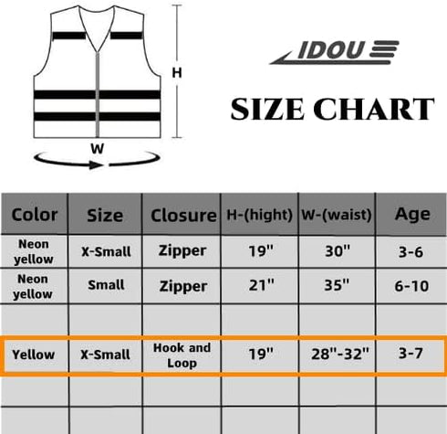 Hi Vis Kids Safety Vest| Lightweight,Adjustable & Comfy |Toddler Safety Vest,Reflective Vest Kids,toddler construction vest for Cycling & Running...