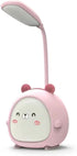 LED Desk Lamp?Mini Dog Night Light,Portable LED Table Light, Cute Foldable USB Rechargeable Reading Light Bedroom Children's Bedside Study (Pink)...