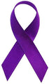 Exclusive USA | American Made 250 Purple Satin Domestic Violence & Alzheimer’s Awareness Ribbons - Bag of 250 Fabric Ribbons with Safety Pins...