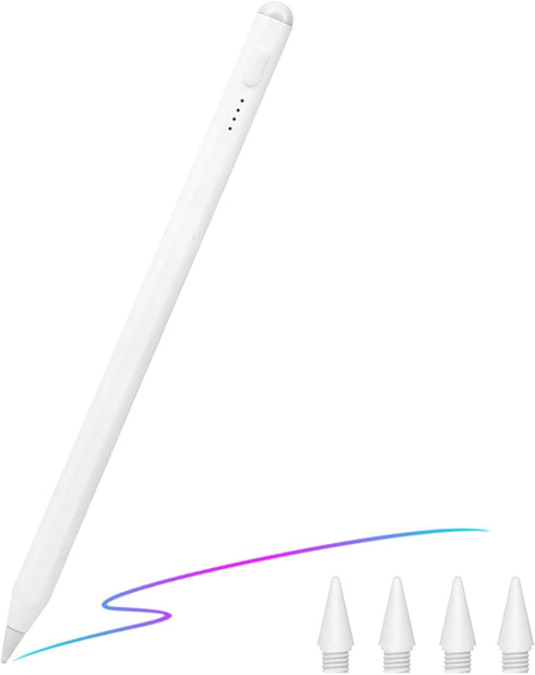 Stylus Pen for iPad, with tilt-Pressure Sensitivity and Multi-Point Anti-False-Touch Function. 20-Minute Fast Charging for 2018-2023 iPad/Mini/Pro...
