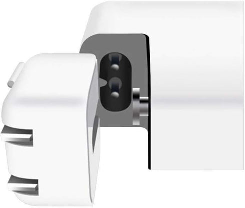 AC Power Adapter Wall Folding Plug Duck Head,US Standard Plug Duck Head Compatible with MaBook Pro Air/Maci Book/Phone/Pod AC Power Adapter (1 -Pa...
