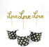 24pcs Gold Love Cupcake Topper Valentine's Day Decoration Birthday Wedding Party Decoration...