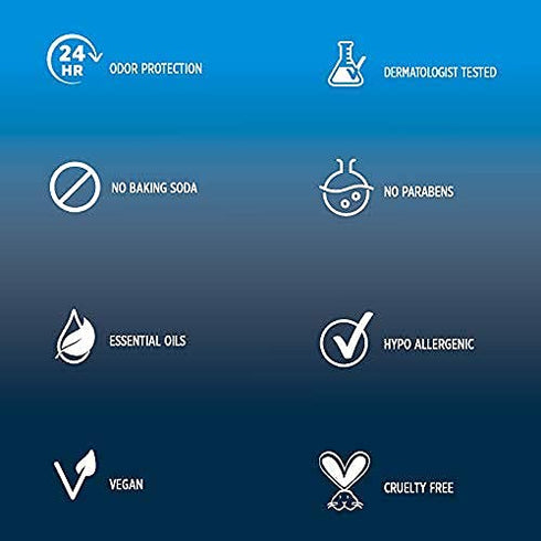 CRYSTAL Magnesium Solid Stick Natural Deodorant, Non-Irritating Aluminum Free Deodorant for Men or Women, Safely and Effectively Fights Odor, Baki...