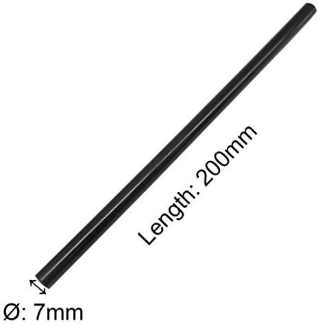 Black Hot Melt Glue Sticks, Tretar Hot Glue Gun Sticks for Handmade Craft DIY Home Office Project Craftwork Fix & Repairs,20 PCS, Diameter 7 mm/0....