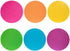 Colorful Circles Mini Print Paper Cutout Student Badge - 3 Inches - Bulletin Board Decor Shapes - 36 Pieces...