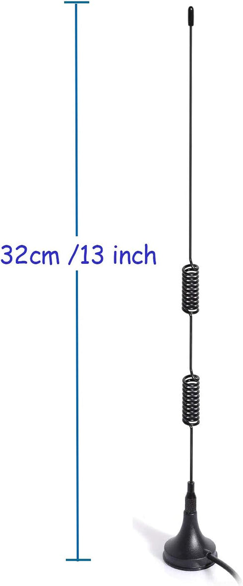 Bingfu Dual Band VHF UHF 136-174MHz 400-470MHz Ham Radio Antenna Magnetic Base SMA Female Antenna for Wouxun BaoFeng BF-F8HP UV-5R UV-82 BF-888S H...