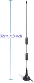 Bingfu Dual Band VHF UHF 136-174MHz 400-470MHz Ham Radio Antenna Magnetic Base SMA Female Antenna for Wouxun BaoFeng BF-F8HP UV-5R UV-82 BF-888S H...