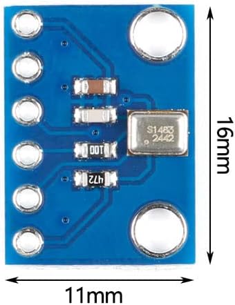 2Pcs SPH0645 Digital Microphone Sensor Module SPH0645LM4H Low Power Sound Microphone 1.6-3.6V Sound Detector Module Board 24 bits I2S Interface ME...