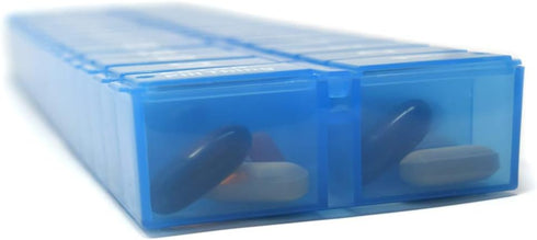 AM PM 31 Day Once-a Day Monthly Pill Planner Organizers - Large Compartment Pill Boxes Store Medications for Entire Month Plus Compartment for Ext...