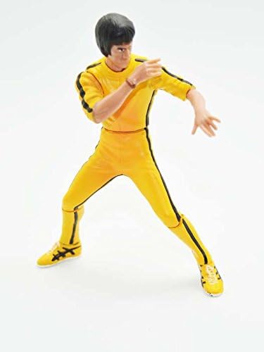 Palmetto Houseares Bruce Lee Figurine 4PCS Collection Set, Average Height of 4 Inch Hard Plastic Resin Figurine, Master of Chinese Kong Fu Martial...