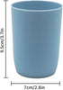 Topsky 4-Pack Bathroom Tumbler - Plastic Toothbrush Cup - Reusable Drinkware - Mouthwash Cup...