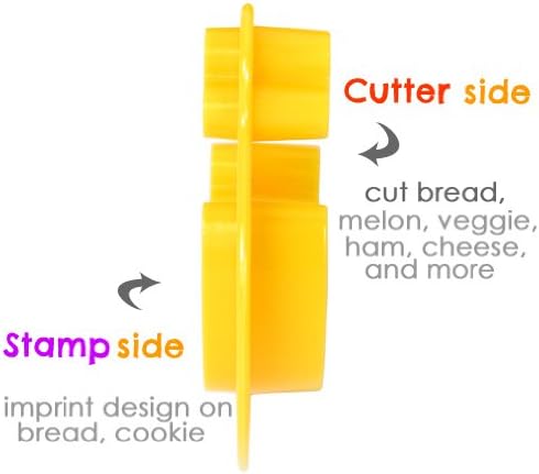 Animal Friends Food Deco Cutter and Stamp Kit Frame 3 7/8 x 3 1/8 x 1 1/16 inches...