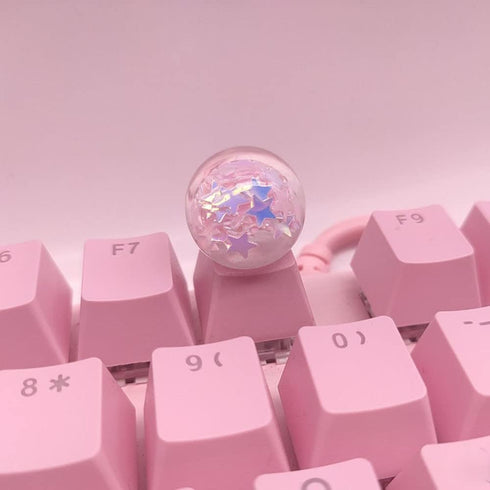 Crystal Ball Keycap Esc keycaps DIY Personality Custom Keycap Replacement Bottom Keycaps Gift for Cherry Mx Switch...