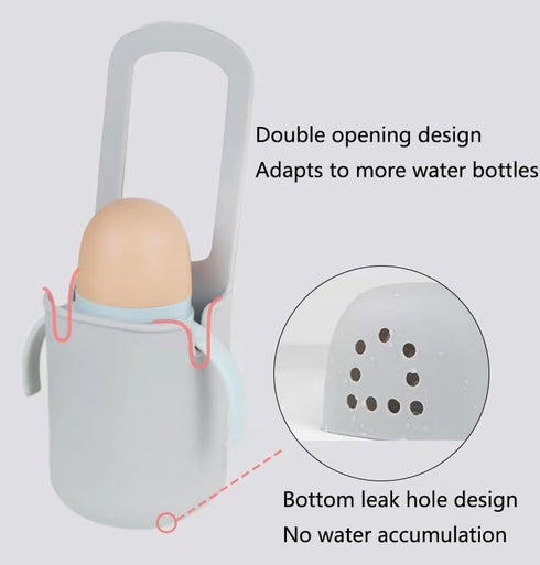Stroller Cup Holder, Silicone Drink Holder for Stroller,Bike Water Bottle Holder,Removable Bottle Holder, Outdoor Universal Portable Cup Holder fo...
