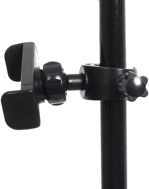 2 Pack Tripod Mount Phone Holder Clamp Microphone Stand Bracket Clip Support Adapter Rotating Ball Head Arm Attachment for Tripods MIC Pipe Pole S...