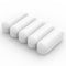 5-Pack Stir Bar Set, 10 mm PTFE-Coated Magnetic Stirring Bars White Laboratory Stir Mixer for Stirrers, 5 PK...