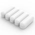 5-Pack Stir Bar Set, 10 mm PTFE-Coated Magnetic Stirring Bars White Laboratory Stir Mixer for Stirrers, 5 PK...