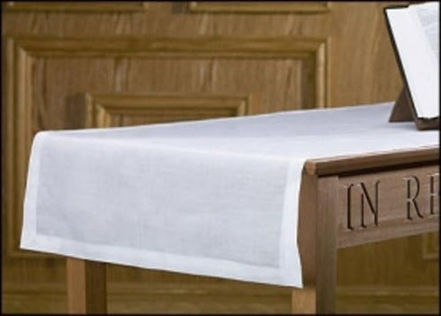 Christian Brands Altar Runner 100% Linen 100% Linen 24 x 62' L, White...