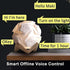 Smart Offline Voice Control DIY Puzzle Lamp - Modern IQ Jigsaw Light with Non-Polar dimming, Timing, USB Plug and Play Kids-Friendly Funny Home De...